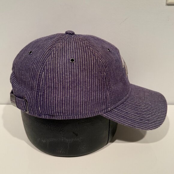 Baltimore Ravens NFL New Era Cap Unique Blue with White Stripes Metal NE Logo - Picture 5 of 9